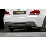 Diffuseur de pare-chocs arrière (duplex) "noir" "Rieger Tuning" - BMW SERIE 1 (E82/E88)