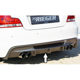 Diffuseur de pare-chocs arrière (duplex) "Carbon-look" "Rieger Tuning" - BMW SERIE 1 (E82/E88)