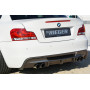 Diffuseur de pare-chocs arrière (duplex) "Carbon-look" "Rieger Tuning" - BMW SERIE 1 (E82/E88)