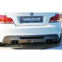 Diffuseur de pare-chocs arrière (duplex) "Carbon-look" "Rieger Tuning" - BMW SERIE 1 (E82/E88)