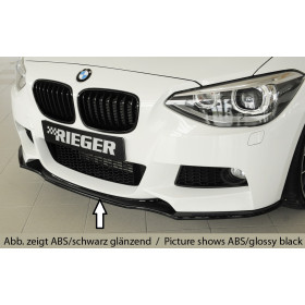 Lame pour pare-chocs avant "Noir" "Rieger Tuning" - BMW SERIE 1 (F20/F21)