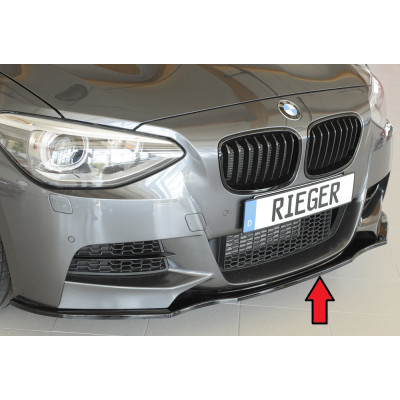 Lame pour pare-chocs avant "Noir brillant" "Rieger Tuning" - BMW SERIE 1 (F20/F21)