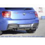 Diffuseur de pare-chocs arrière (duplex 4 x 80 mm) "Noir" "Rieger Tuning" - BMW SERIE 1 (F20/F21)