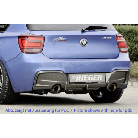 Pare-chocs arrière pack M (sans diffuseur) "Rieger Tuning" - BMW SERIE 1 (F20/F21)