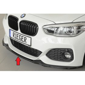 Lame de pare-chocs avant "Noir brillant" "Rieger Tuning" - BMW SERIE 1 (F20/F21) LCI