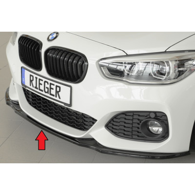 Lame de pare-chocs avant "Noir brillant" "Rieger Tuning" - BMW SERIE 1 (F20/F21) LCI