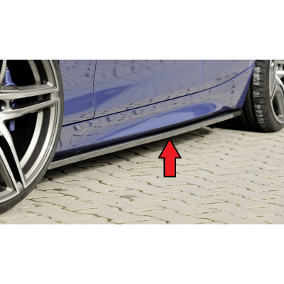 Lame de bas de caisse côté gauche "Carbon-look" "Rieger Tuning" - BMW SERIE 1 (F20) LCI