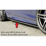 Lame de bas de caisse côté droit "Noir" "Rieger Tuning" - BMW SERIE 1 (F20) LCI