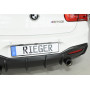 Diffuseur de pare-chocs arrière (M135i/M140i) "Noir" "Rieger Tuning" - BMW SERIE 1 (F20/F21) LCI