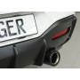 Diffuseur de pare-chocs arrière (M135i/M140i) "Noir" "Rieger Tuning" - BMW SERIE 1 (F20/F21) LCI