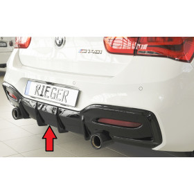 Diffuseur de pare-chocs arrière (M135i/M140i) "Noir brillant" "Rieger Tuning" - BMW SERIE 1 (F20/F21) LCI