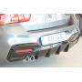 Diffuseur de pare-chocs arrière (double sortie) "Noir brillant" "Rieger Tuning" - BMW SERIE 1 (F20/F21) LCI