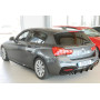 Diffuseur de pare-chocs arrière (double sortie) "Noir brillant" "Rieger Tuning" - BMW SERIE 1 (F20/F21) LCI