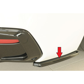 Lame de coin de pare-chocs arrière côté droit "Noir brillant" "Rieger Tuning" - BMW SERIE 1 (F20/F21) LCI