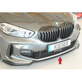 Lame de pare-chocs avant "Noir" "Rieger Tuning" - BMW SERIE 1 (F40)