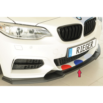 Lame de pare-chocs avant "Noir" "Rieger Tuning" - BMW SERIE 2 (F22/F23)