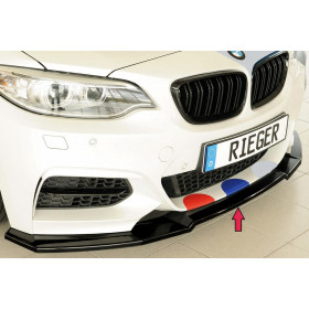 Lame de pare-chocs avant "Noir brillant" "Rieger Tuning" - BMW SERIE 2 (F22/F23)