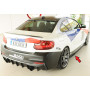 Lame de bas de caisse côté droit "Noir" "Rieger Tuning" - BMW SERIE 2 (F22/F23)