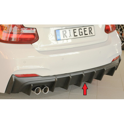 Diffuseur de pare-chocs arrière "Noir" "Rieger Tuning" - BMW SERIE 2 (F22/F23)