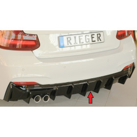 Diffuseur de pare-chocs arrière "Noir brillant" "Rieger Tuning" - BMW SERIE 2 (F22/F23)