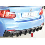 Diffuseur de pare-chocs arrière (M235i/M240i) "Noir brillant" "Rieger Tuning" - BMW SERIE 2 (F22/F23)