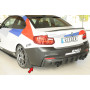 Lame de coin de pare-chocs arrière côté gauche "Noir" "Rieger Tuning" - BMW SERIE 2 (F22/F23)