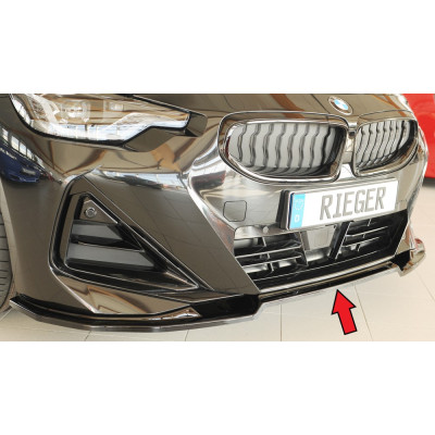 Lame de pare-chocs avant "Noir brillant" "Rieger Tuning" - BMW SERIE 2 (G42)