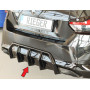 Diffuseur de pare-chocs arrière (sans attelage) "Noir brillant" "Rieger Tuning" - BMW SERIE 2 (G42)