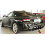 Diffuseur de pare-chocs arrière (sans attelage) "Noir brillant" "Rieger Tuning" - BMW SERIE 2 (G42)