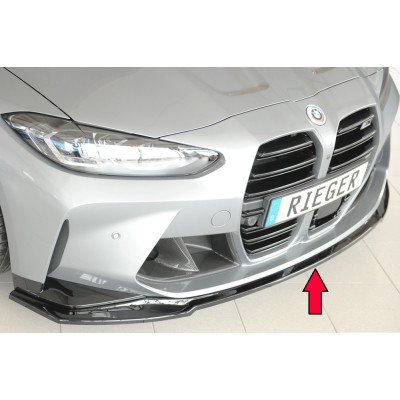 Lame de pare-chocs avant "Noir brillant" "Rieger Tuning" - BMW M4 (G82/G83)