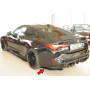 Lame de coin de pare-chocs arrière côté gauche "Noir brillant" "Rieger Tuning" - BMW M4 (G82/G83)