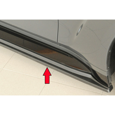 Lame de bas de caisse côté droit "Noir" "Rieger Tuning" - BMW M3 (G80/G81)