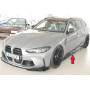 Lame de bas de caisse côté gauche "Noir brillant" "Rieger Tuning" - BMW M3 (G80/G81)