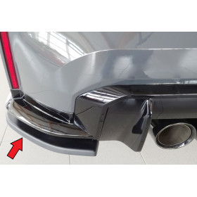 Lame de coin de pare-chocs arrière côté gauche "Noir" "Rieger Tuning" - BMW M3 (G80/G81)