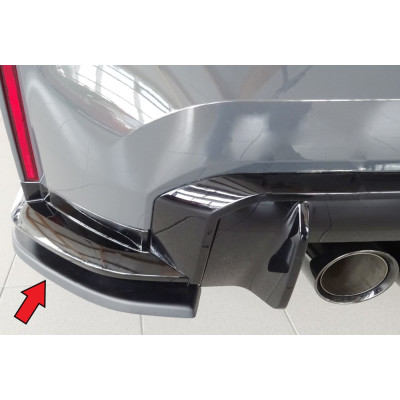 Lame de coin de pare-chocs arrière côté gauche "Noir" "Rieger Tuning" - BMW M3 (G80/G81)