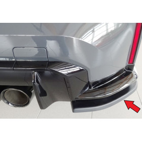 Lame de coin de pare-chocs arrière côté droit "Noir" "Rieger Tuning" - BMW M3 (G80/G81)