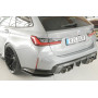 Lame de coin de pare-chocs arrière côté gauche "Noir brillant" "Rieger Tuning" - BMW M3 (G80/G81)