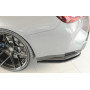 Lame de coin de pare-chocs arrière côté gauche "Noir brillant" "Rieger Tuning" - BMW M3 (G80/G81)