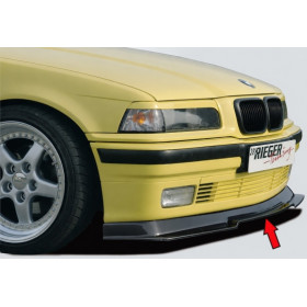 Ajout de pare-chocs avec lame intégrée "noir brillant" "Rieger Tuning" pour BMW SERIE 3 (E36)