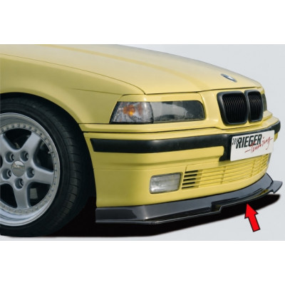 Ajout de pare-chocs avec lame intégrée "noir brillant" "Rieger Tuning" pour BMW SERIE 3 (E36)