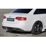 Diffuseur de pare-chocs arrière "Carbon look" "Rieger Tuning" pour AUDI A4 (B8/B81)