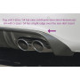 Diffuseur de pare-chocs arrière "Carbon look" "Rieger Tuning" pour AUDI A4 (B8/B81)