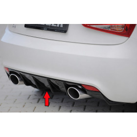 Diffuseur de pare-chocs arrière "noir brillant" "Rieger Tuning" pour AUDI A1 (8X)