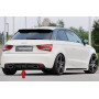 Diffuseur de pare-chocs arrière "noir brillant" "Rieger Tuning" pour AUDI A1 (8X)