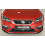 DESTOCKAGE - Lame de pare-chocs avant "Noir" "Rieger Tuning" pour SEAT LEON CUPRA (5F)