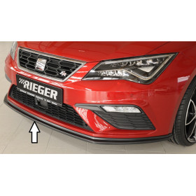 DESTOCKAGE - Lame de pare-chocs avant "Noir" "Rieger Tuning" pour SEAT LEON CUPRA (5F)