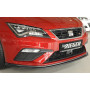DESTOCKAGE - Lame de pare-chocs avant "Noir" "Rieger Tuning" pour SEAT LEON FR (5F)