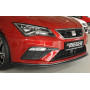 DESTOCKAGE - Lame de pare-chocs avant "Noir" "Rieger Tuning" pour SEAT LEON FR (5F)