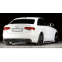 Ajout de pare-chocs arrière "Carbon look" "Rieger Tuning" pour AUDI A4 (B8/B81)