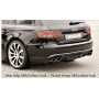 Ajout de pare-chocs arrière "Carbon look" "Rieger Tuning" pour AUDI A4 (B8/B81)